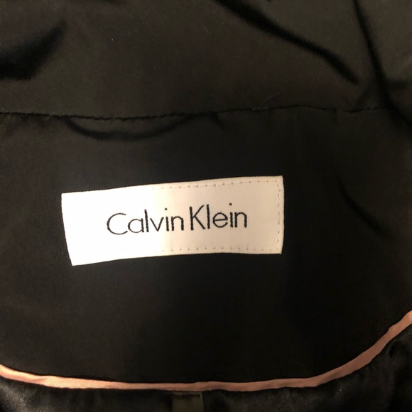 Calvin Klein Black Raincoat Size Small - Picture 4 of 8